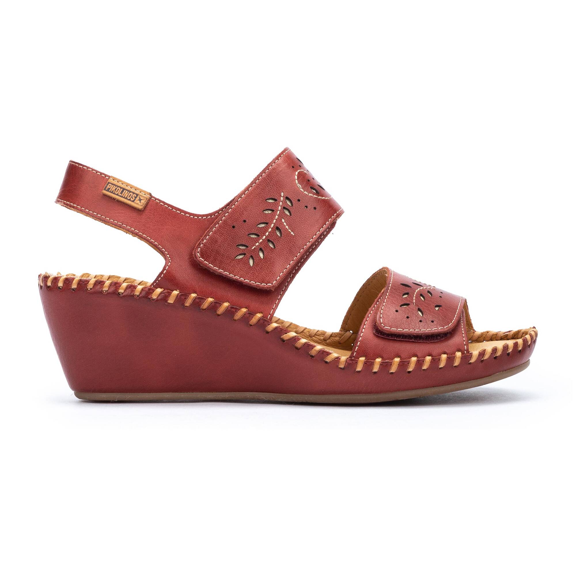 Pikolinos Sandalias cuña de piel MARGARITA 943