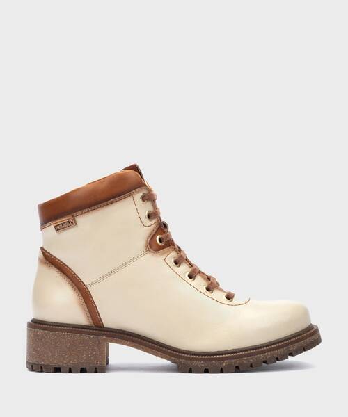 Botines planos | ASPE PKW9Z-8694C1 | MARFIL | Pikolinos