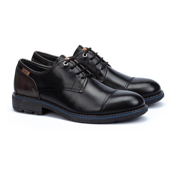 Zapatos vestir | YORK M2M-4076, BLACK, large image number 20 | null