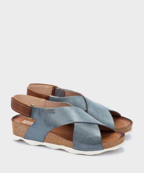 Sleehak en platform | MAHON W9E-0912 | DENIM | Pikolinos