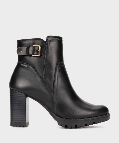 Botines con Tac&oacute;n | CONNELLY W7M-8730 | BLACK | Pikolinos