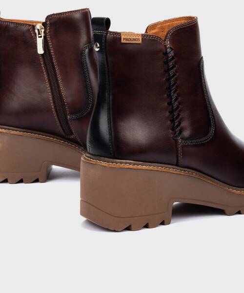 Botines de tac&oacute;n | ALCARAZ W7A-8568C1 | CAOBA | Pikolinos