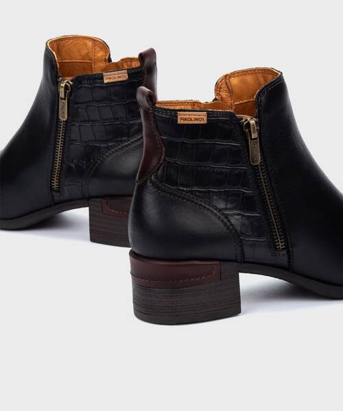 Botines con Tacón | MALAGA W6W-8968C1 | BLACK | Pikolinos