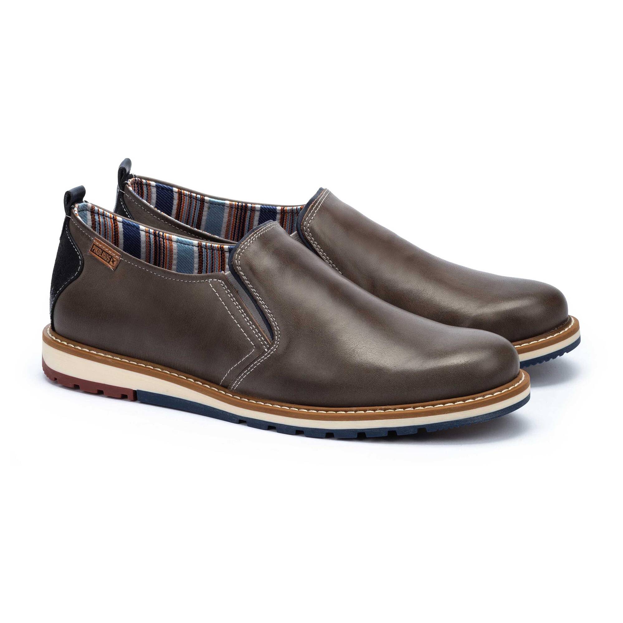 Slip on and Loafers | BERNA M8J-3184, DARK GREY, large image number 20 | null