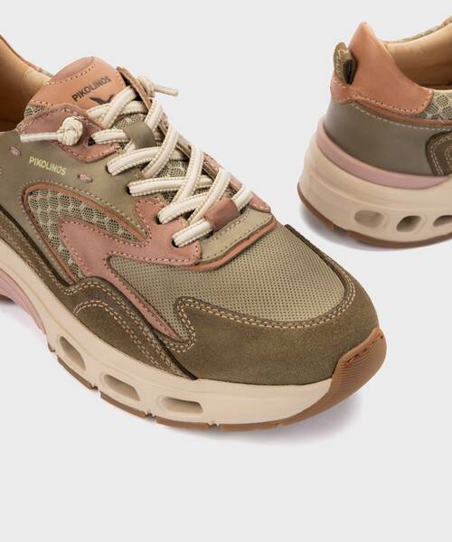 Men's sneaker with technical sole , BALERMA W7L , BALERMA W7L-6937C2 , SAGE