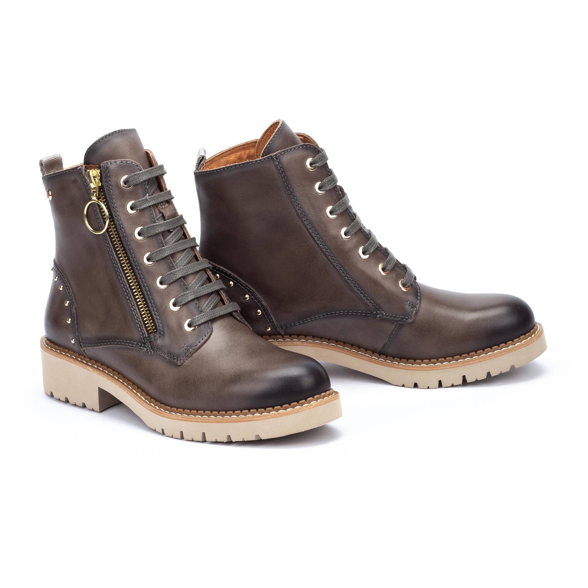 Pikolinos Botines planos de piel VICAR W0V