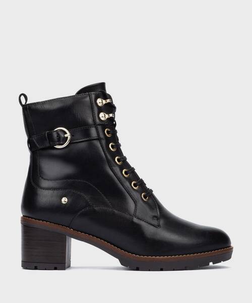 Heeled ankle boots | LLANES W7H-N8510 | BLACK | Pikolinos