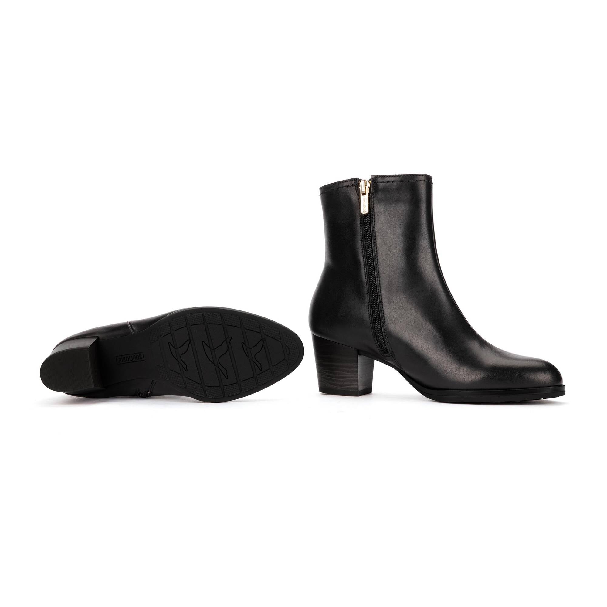 Heeled ankle boots | ZAMORA W0E-8628, BLACK, large image number 70-W0E-8628_000_Pikolinos_ZAMORA_BLACK_full.jpg | null