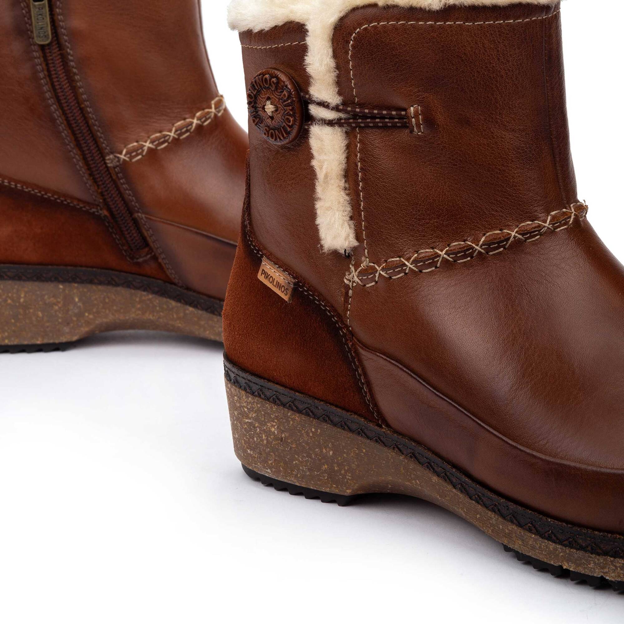 Flat Booties | GRANADA W0W-8711C1, CUERO, large image number 60-W0W-8711C1_202_Pikolinos_GRANADA_CUERO_full.jpg | null