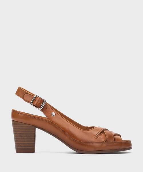 Heeled sandals | ALMENARA W1E-1587 | BRANDY | Pikolinos
