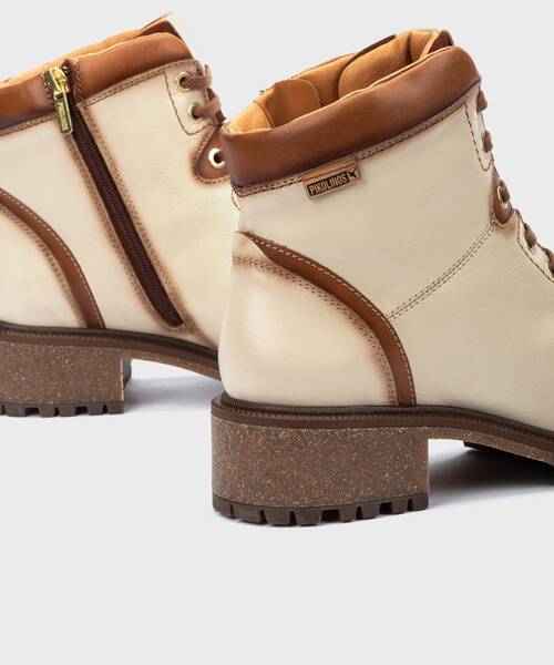 Botines planos | ASPE PKW9Z-8694C1 | MARFIL | Pikolinos