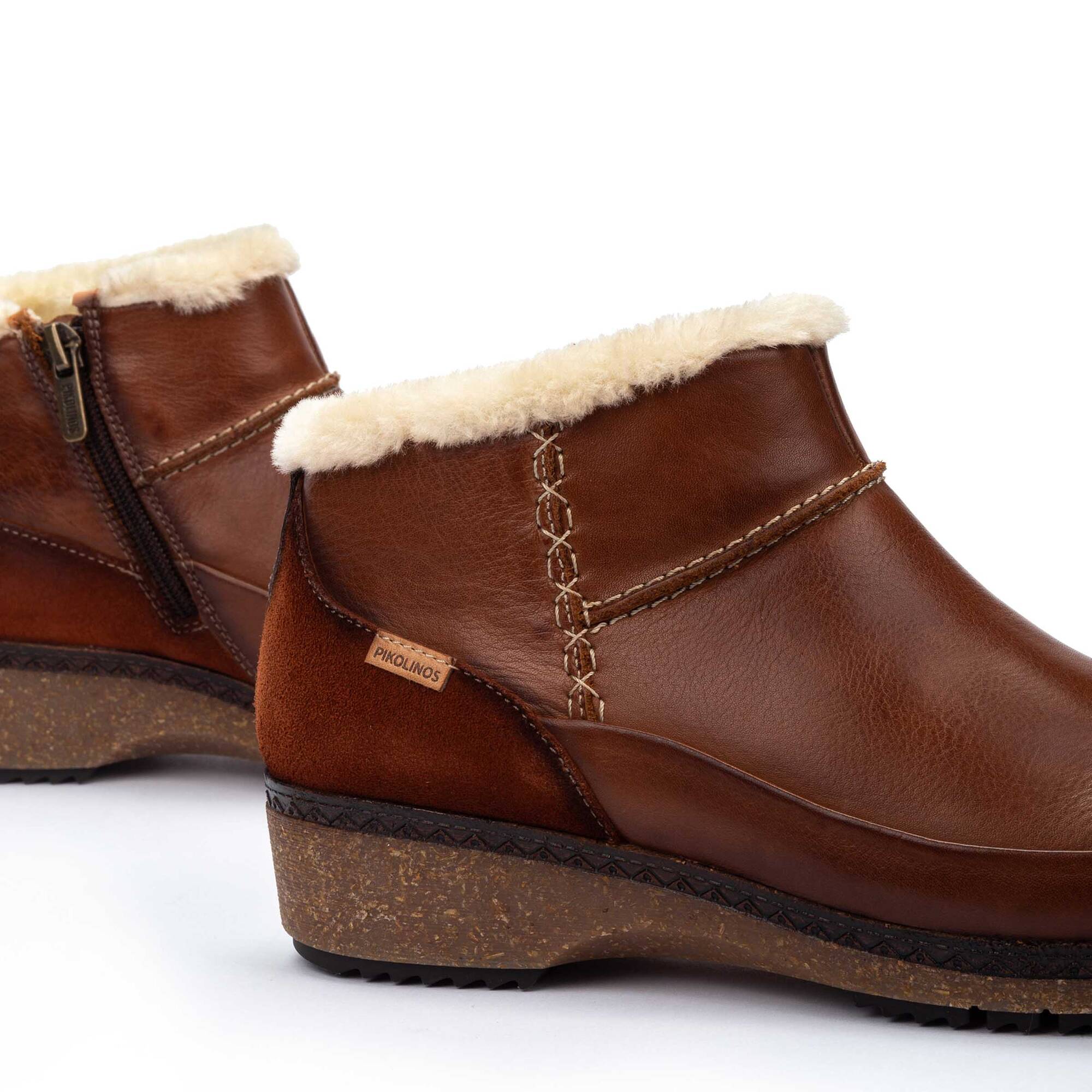 Flat ankle boots | GRANADA W0W-8827C1, CUERO, large image number 60-W0W-8827C1_202_Pikolinos_GRANADA_CUERO_full.jpg | null