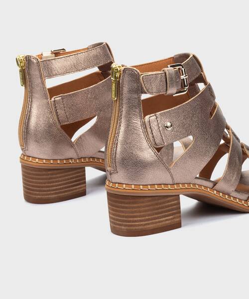 Heeled sandals | BLANES W3H-1823CL | STONE | Pikolinos