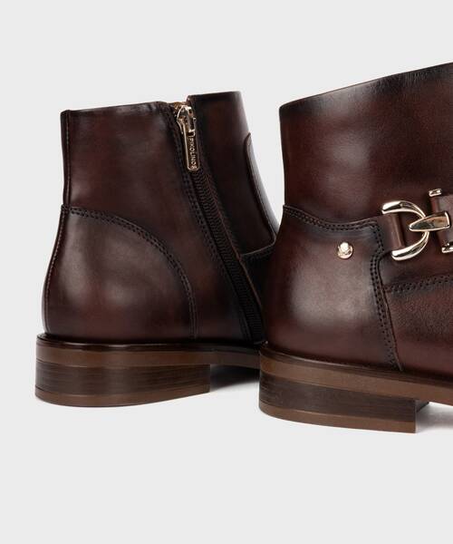 Botines Planos | PUERTOLLANO W3C-8911 | CAOBA | Pikolinos