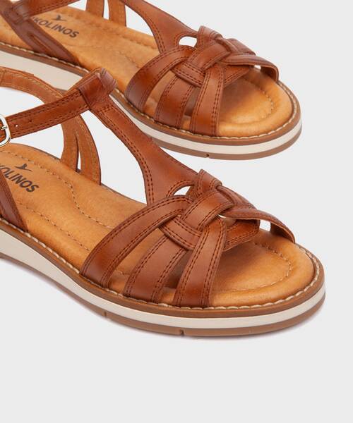 Flat sandals | ROQUETAS W9B-0789 | BRANDY | Pikolinos