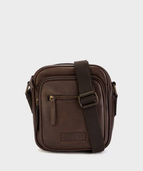 Men's shoulder bags | GUADIX MHA-198 | BROWN | Pikolinos