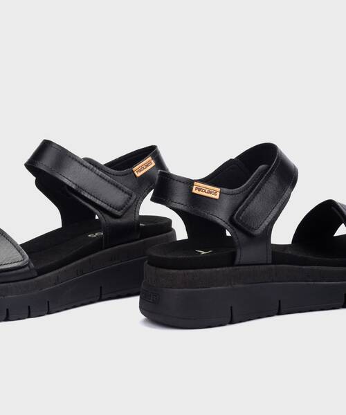 Wedges and Platforms | PALMA W4N-0940 | BLACK | Pikolinos