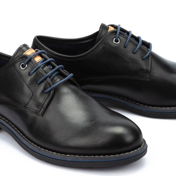 Zapatos vestir | YORK M2M-4178, BLACK, large image number 60 | null