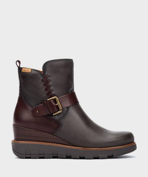 Heeled Booties | SANLUCAR W8F-8842C1 | LEAD | Pikolinos