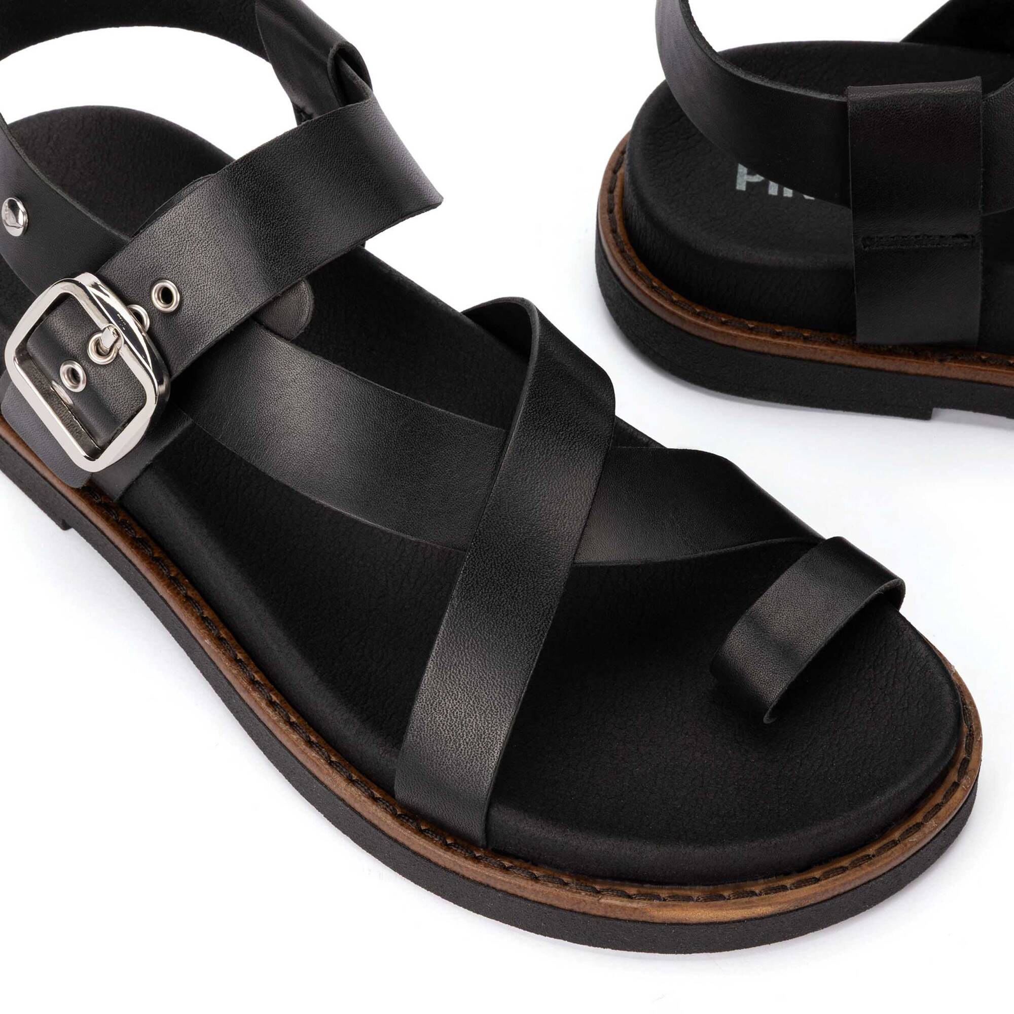 Sand&aacute;lias Rasas | AITANA W7Z-0937, BLACK, large image number 60-W7Z-0937_000_Pikolinos_AITANA_BLACK_full.jpg | null