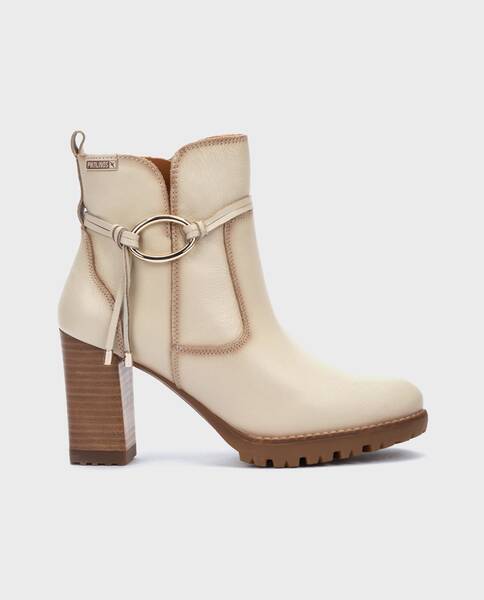 Heeled Booties | CONNELLY W7M-8542 | MARFIL | Pikolinos