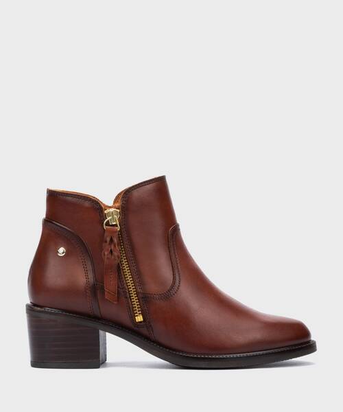 Botines con Tacón | BACAROT W2D-8674 | COGNAC | Pikolinos