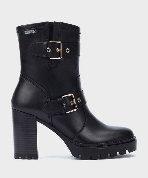 Bottines à Talons | CERVERA W1J-8791 | BLACK | Pikolinos