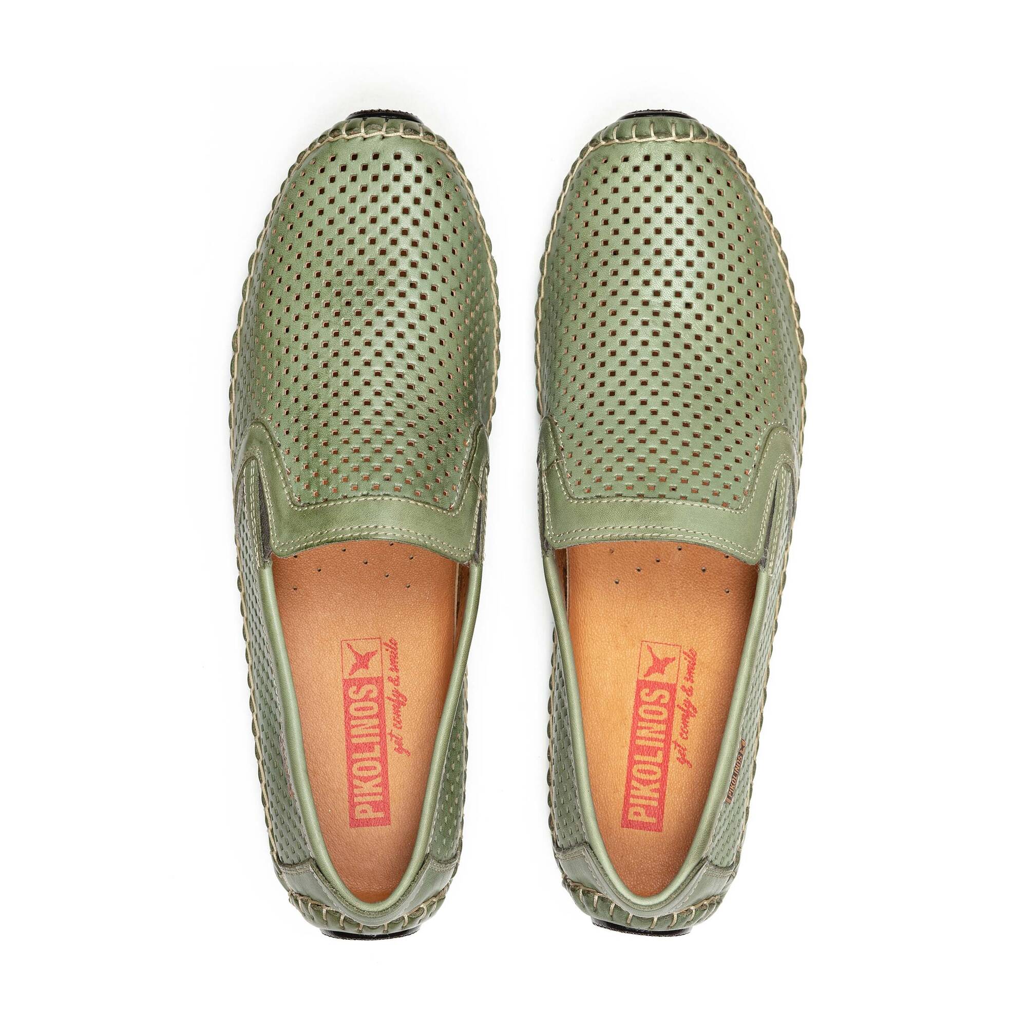 Slip on and Loafers | JEREZ 09Z-3100, MINT GREEN, large image number 100-09Z-3100_439_Pikolinos_JEREZ_MINT_GREEN_full.jpg | null