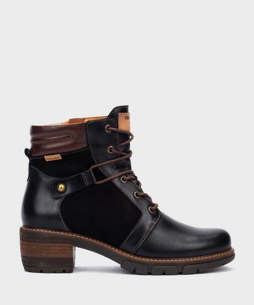 Heeled Booties | SAN SEBASTIA W1T-8979C1 | BLACK | Pikolinos