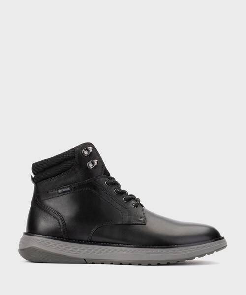 Bot&iacute;n casual de piel para hombre , MURCIA M9W , MURCIA M9W-8225C1 , BLACK