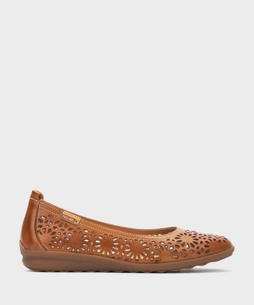 Ballet flats | ALCOI W4C-4927 | BRANDY | Pikolinos