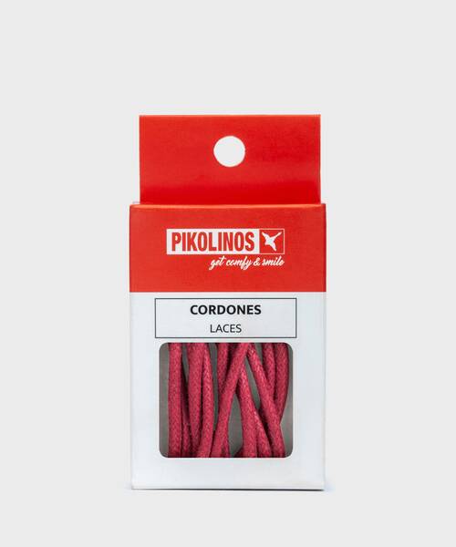ShoeCare Men | Shoe laces USC-C15 | RED | Pikolinos