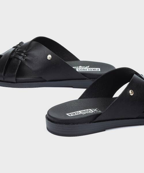 Flat sandals | FORMENTERA W8Q-0938 | BLACK | Pikolinos