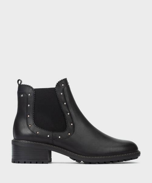 Botines con Tacón | MEDINA W0D-8538 | BLACK | Pikolinos