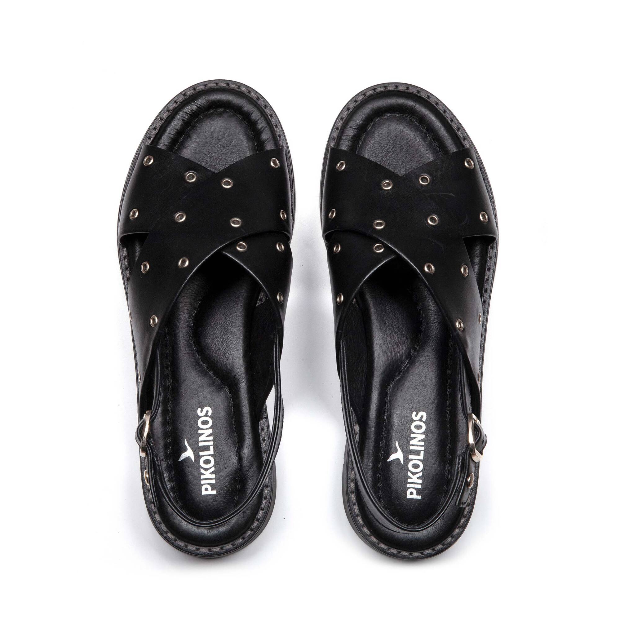 Sandalias planas | ROQUETAS W9B-0782, BLACK, large image number 100-W9B-0782_000_Pikolinos_ROQUETAS_BLACK_full.jpg | null