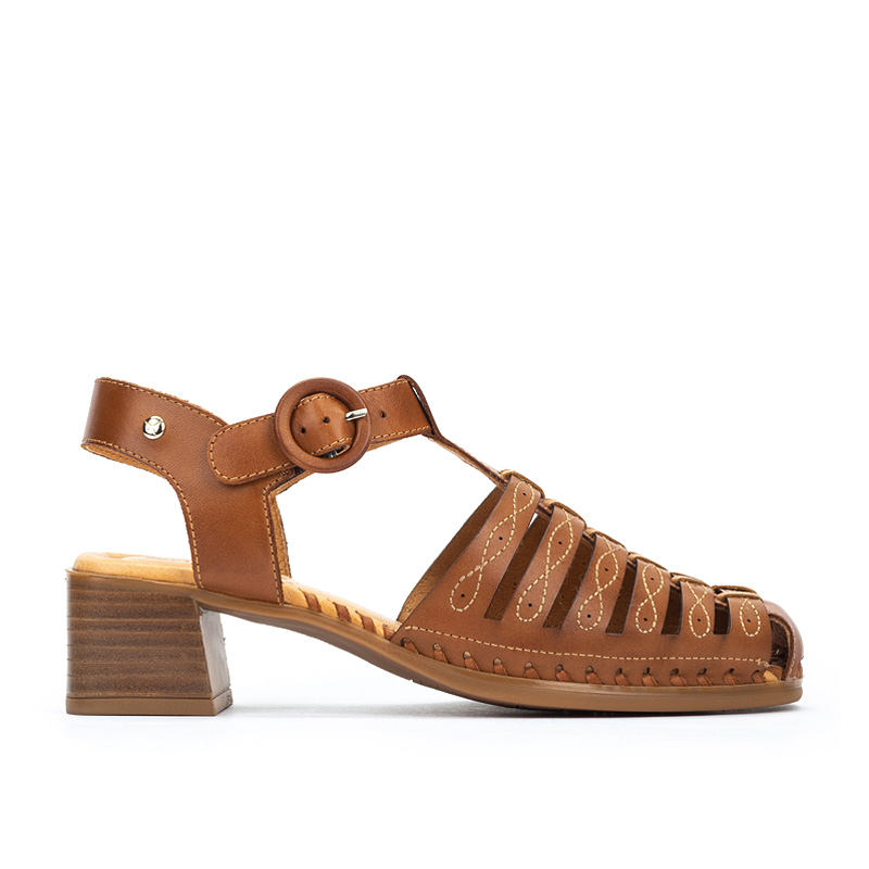 Pikolinos Sandalias tacón de piel ROMANA W9G