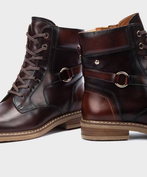 Botines Planos | ALDAYA W8J-8718C1 | CAOBA | Pikolinos