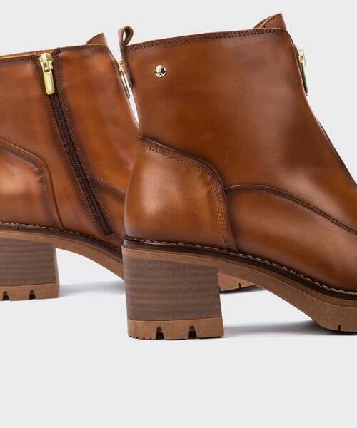 Botines Tacón | SORIA W0B-8626 | BRANDY | Pikolinos