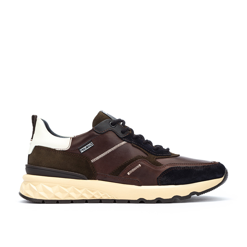 Pikolinos ARANDA M8R Men leather Sneakers LEAD 6-6.5