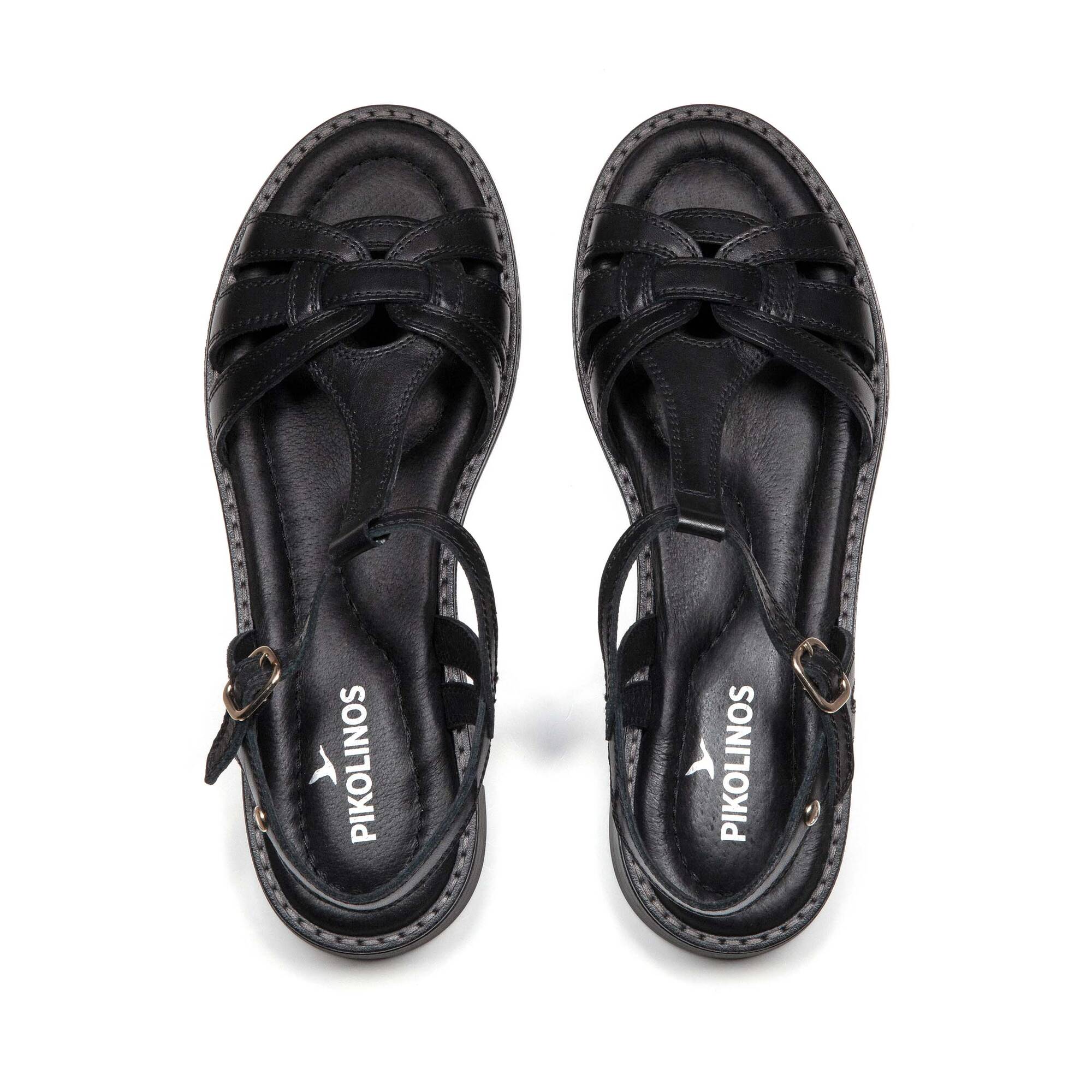 Sandales Plates | ROQUETAS W9B-0789, BLACK, large image number 100-W9B-0789_000_Pikolinos_ROQUETAS_BLACK_full.jpg | null