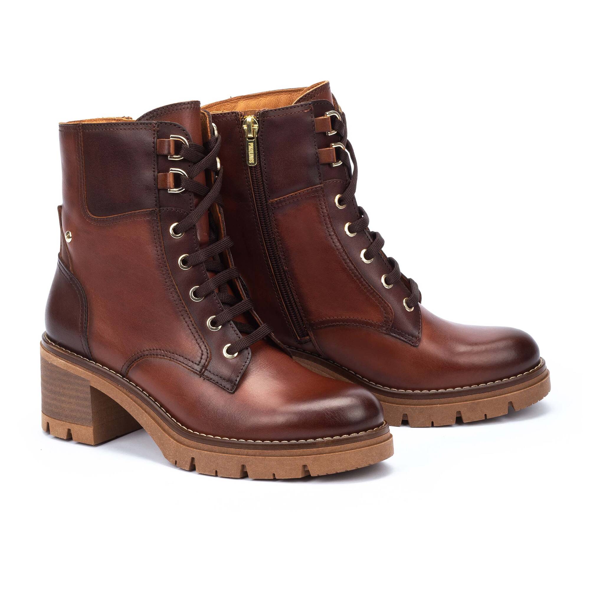 Heeled Booties | SORIA W0B-8552C2, COGNAC, large image number 100 | null