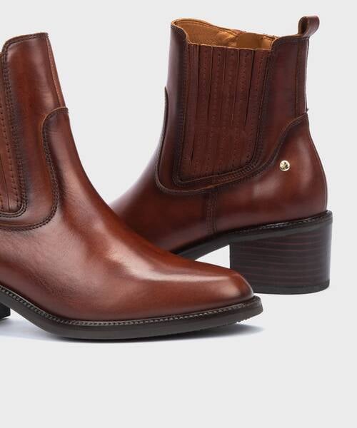 Botines de tacón | BACAROT W2D-8909 | COGNAC | Pikolinos