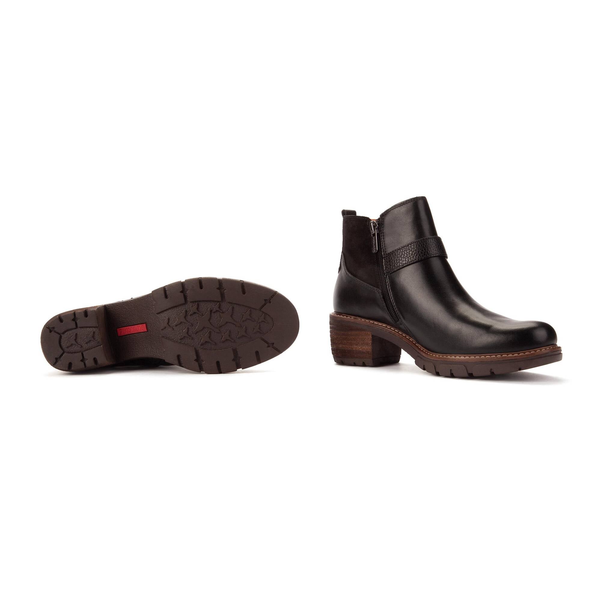 Heeled ankle boots | SAN SEBASTIA W1T-8895C1, BLACK, large image number 70-W1T-8895C1_000_Pikolinos_SAN_SEBASTIA_BLACK_full.jpg | null