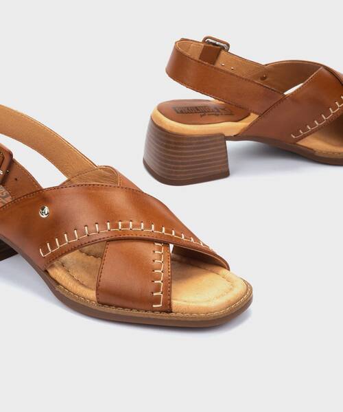 Heeled sandals | OLIVA W2G-1580 | BRANDY | Pikolinos