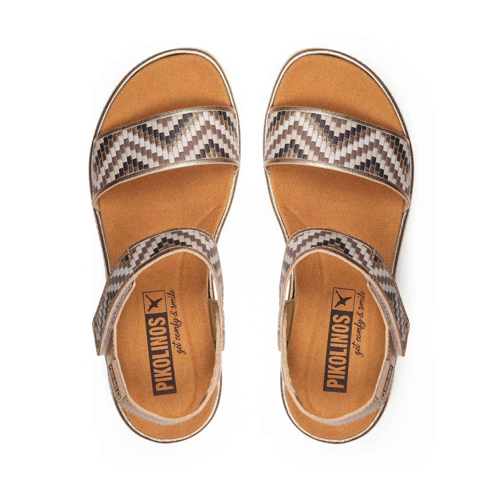 Wedges | GOMERA W0K-0608CL, CHAMPAGNE, large image number 100-W0K-0608CL_798_Pikolinos_GOMERA_CHAMPAGNE_full.jpg | null