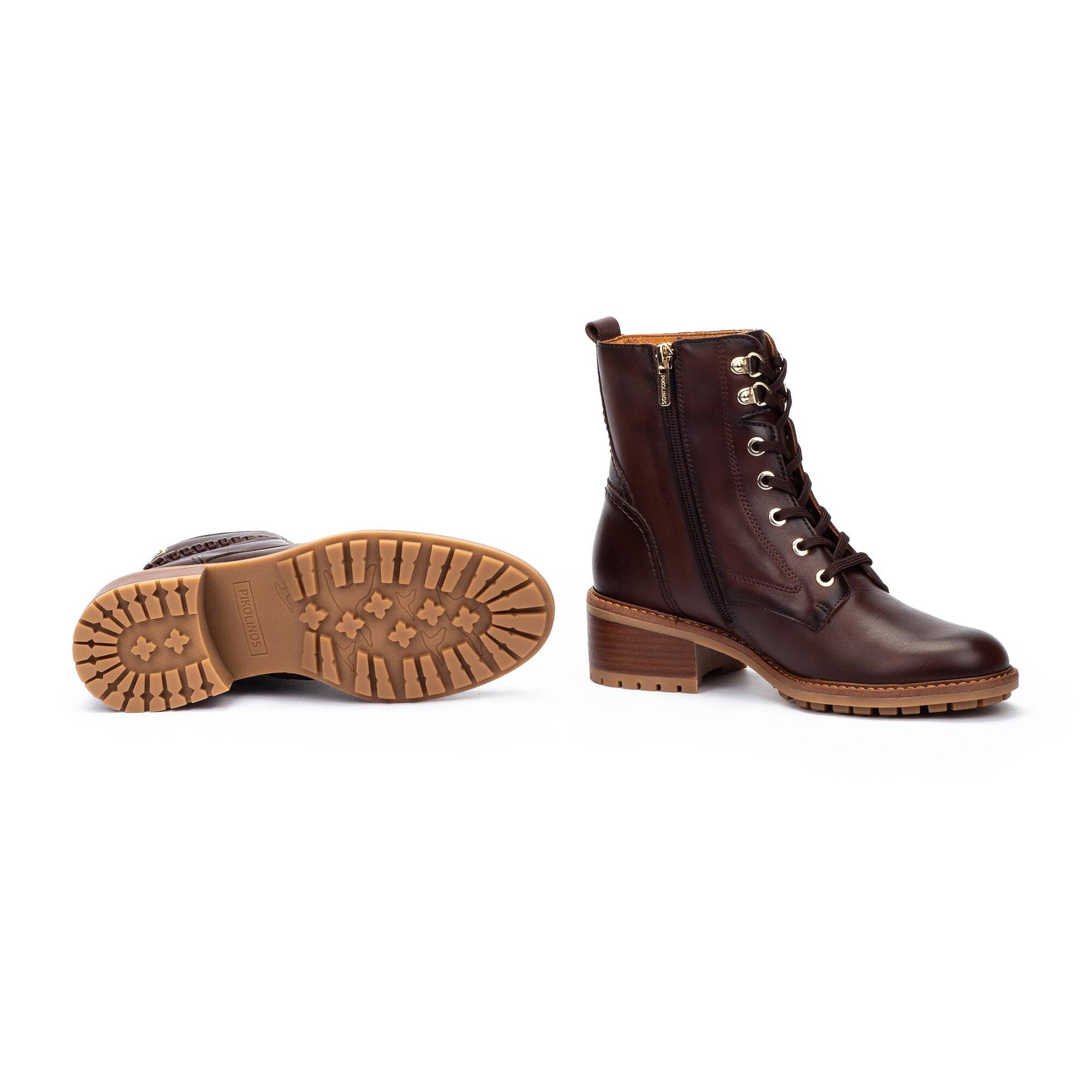 Heeled ankle boots | MEDINA W0D-8672, CAOBA, large image number 70-W0D-8672_130_Pikolinos_MEDINA_CAOBA_full.jpg | null