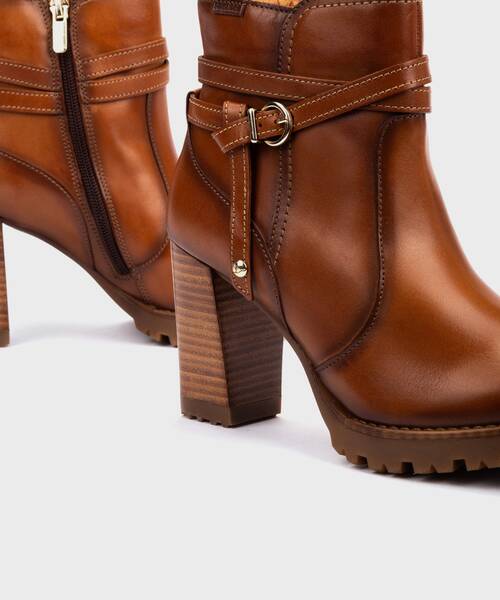 Heeled ankle boots | CONNELLY W7M-8806 | BRANDY | Pikolinos
