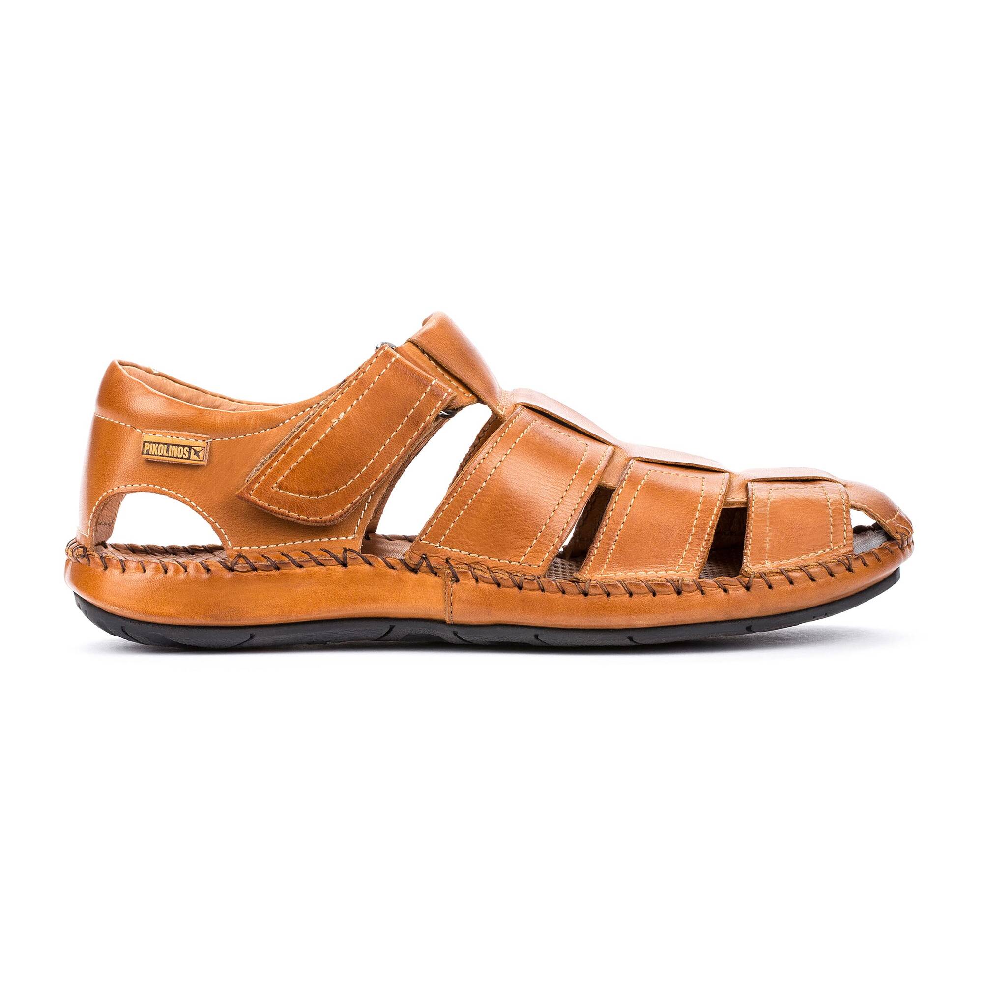 Pikolinos Tarifa Mens Brown Leather Fisherman Sandals Hand Stitched 06J-5433 Pikolinos Tarifa 06J-5433 (Men main image 2
