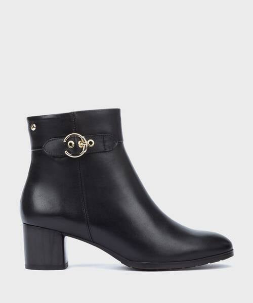 Enkellaarsjes met Hak | CALAFAT W1Z-8588 | BLACK | Pikolinos