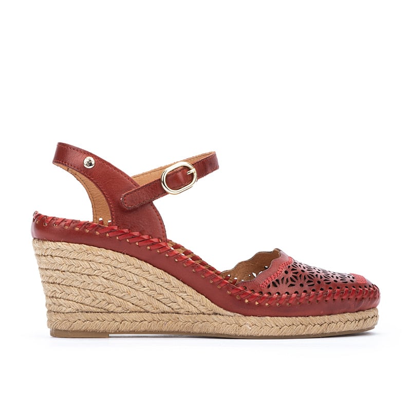 Pikolinos Sandalias cuña de piel VILA W9Y